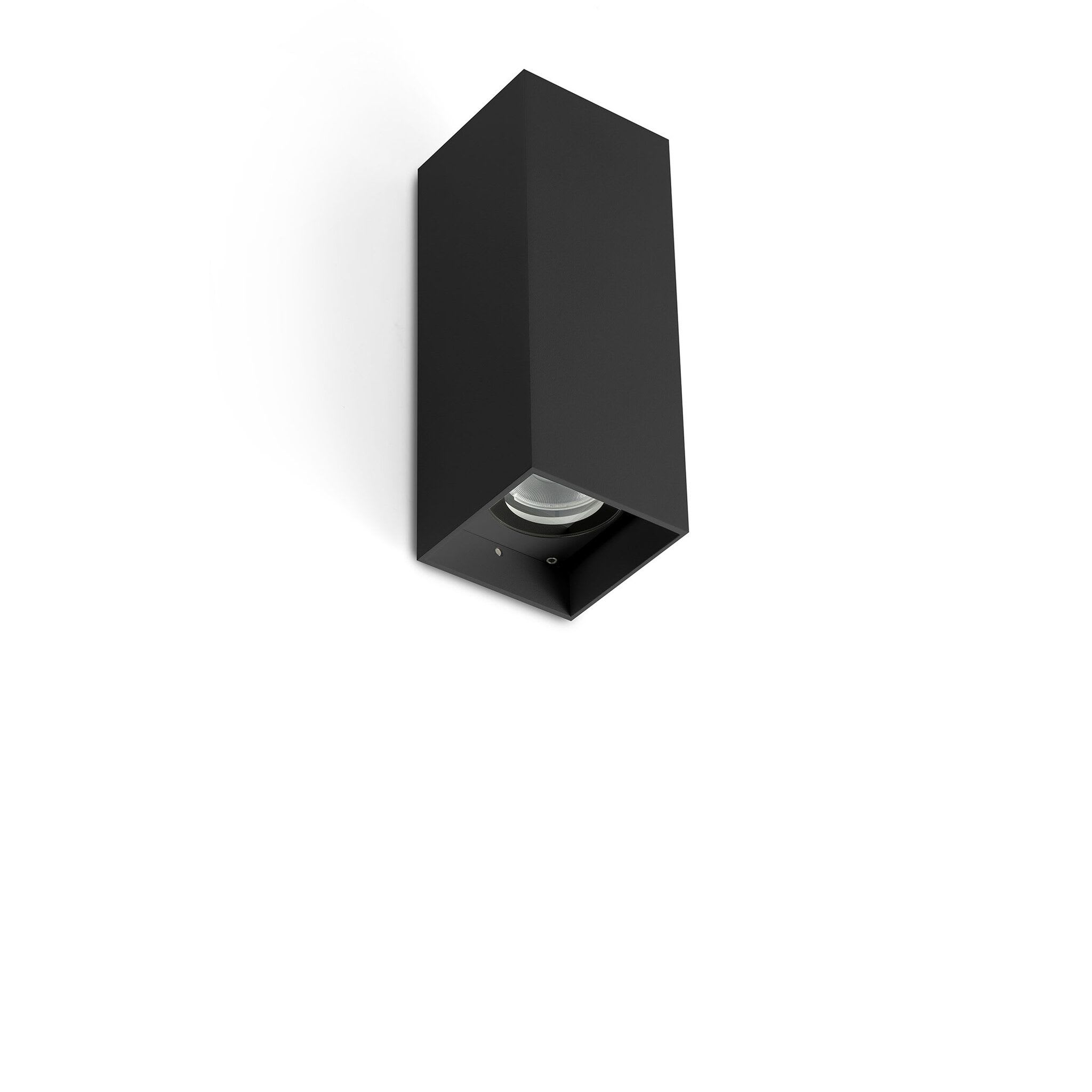 Faro - Kov 2L Lampe applique carré noire 3000K 14°/14°