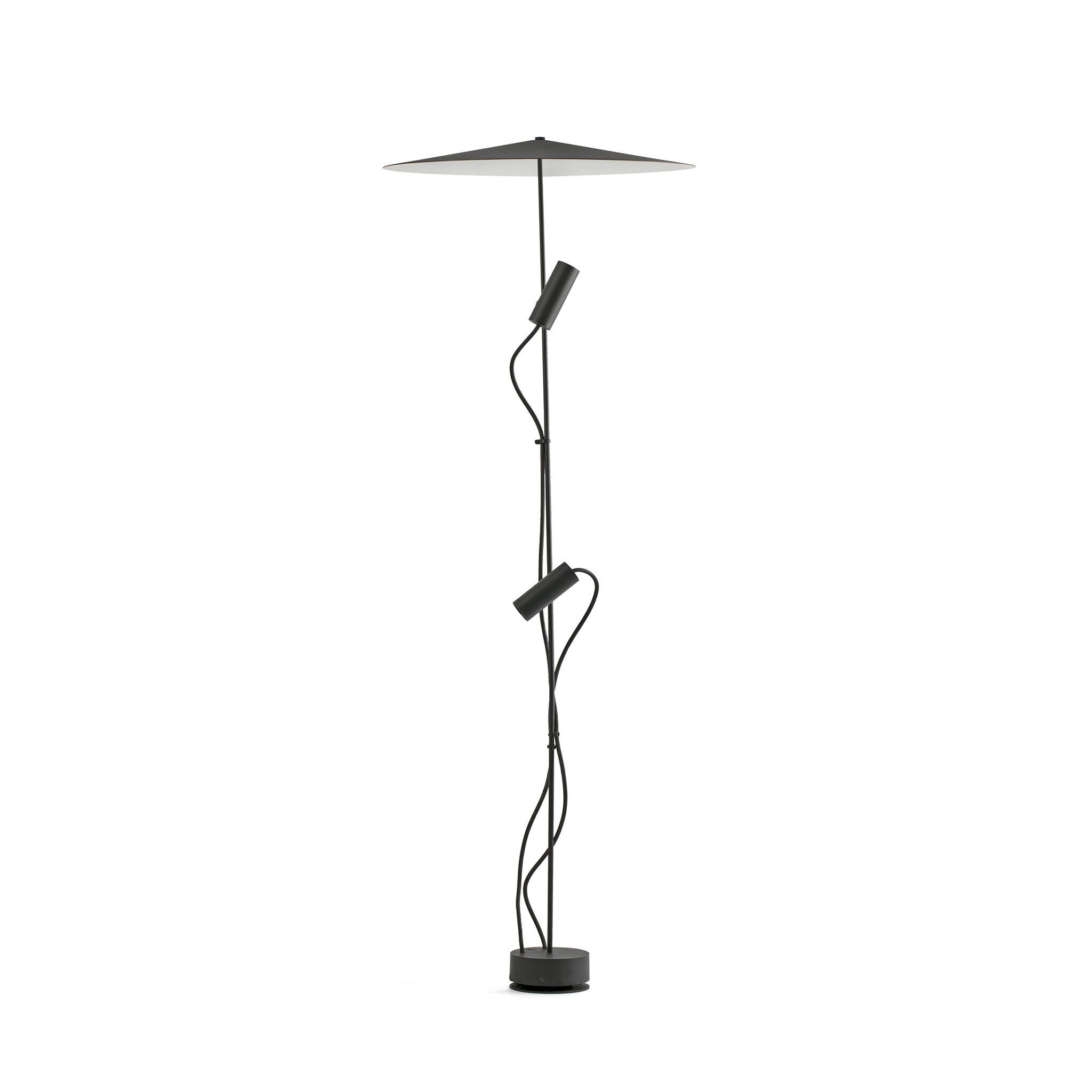 Faro - Clap 1266 Lampe balise noire 2x6W 3000K 38º avec écran