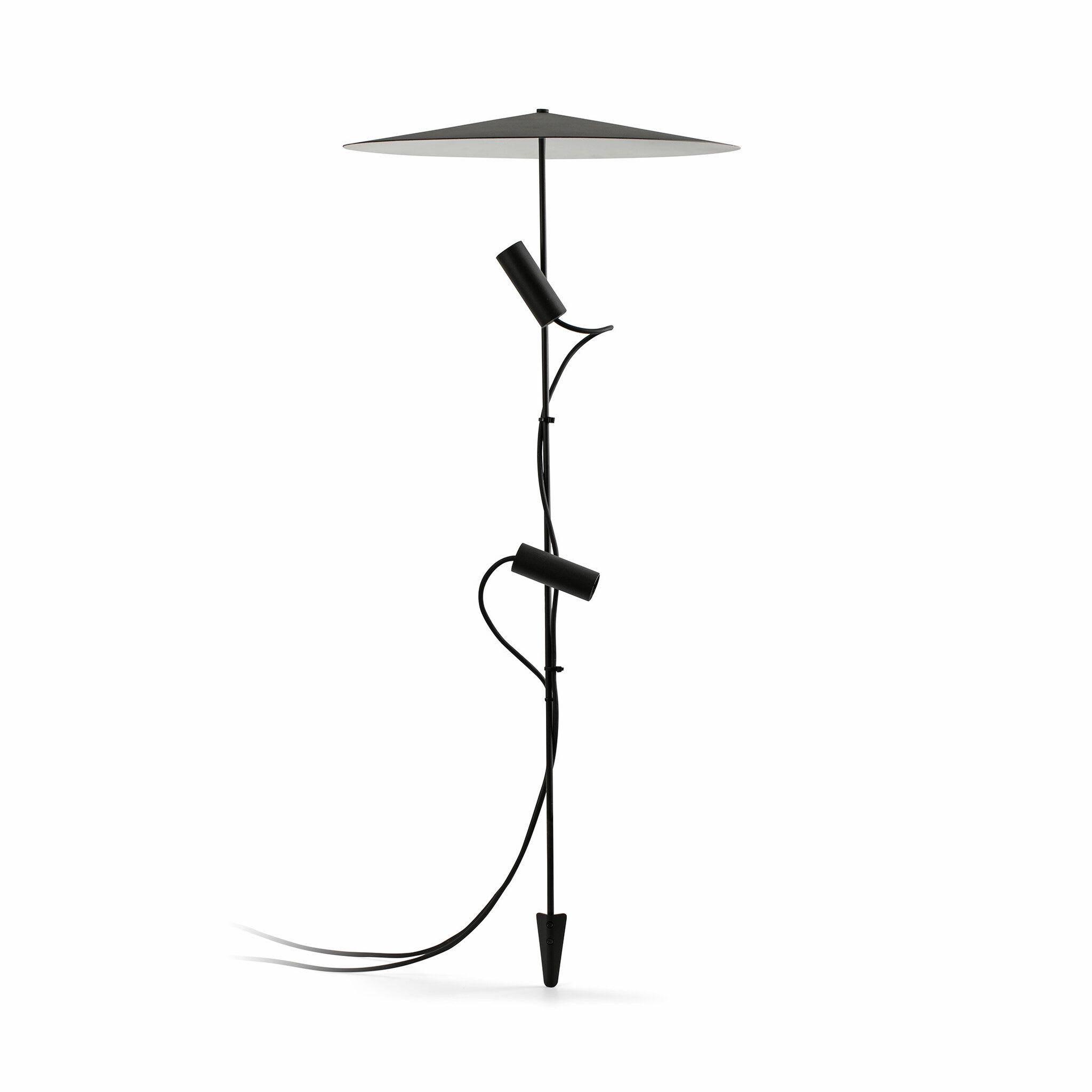 Faro - Clap 1030 Piquet noir 2x6W 3000K 38º avec écran 24V