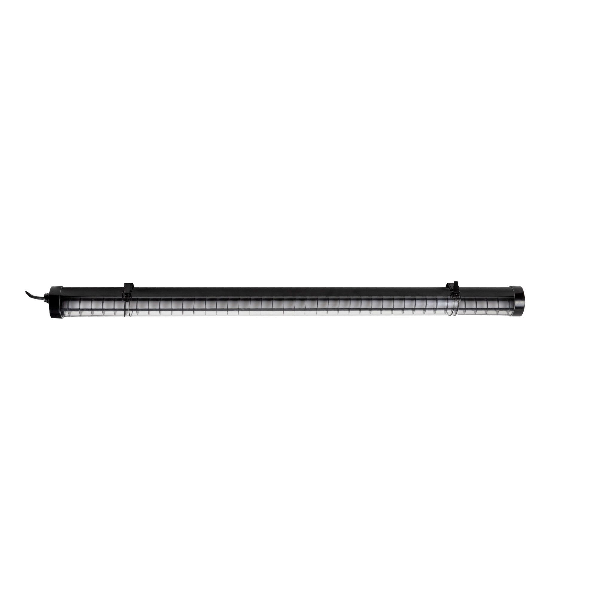 Faro - Scuba louver 1200 Lampe plafonnier noire 36W