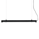 Faro - Scuba louver 1200 Lampe suspension noire 36W