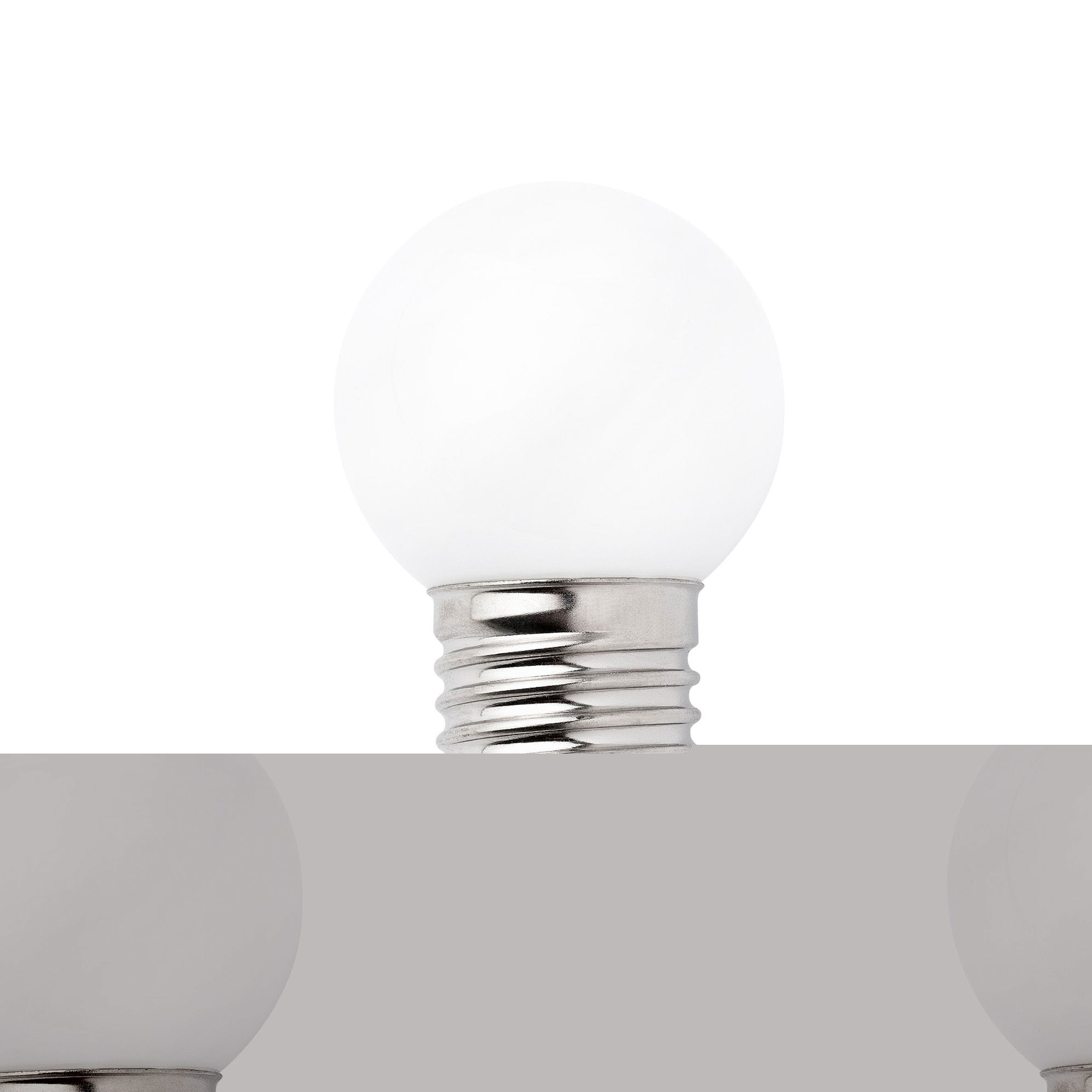 Faro - Ampoule G45 mat LED E27 4W, lumière chaude et économique pour un intérieur accue