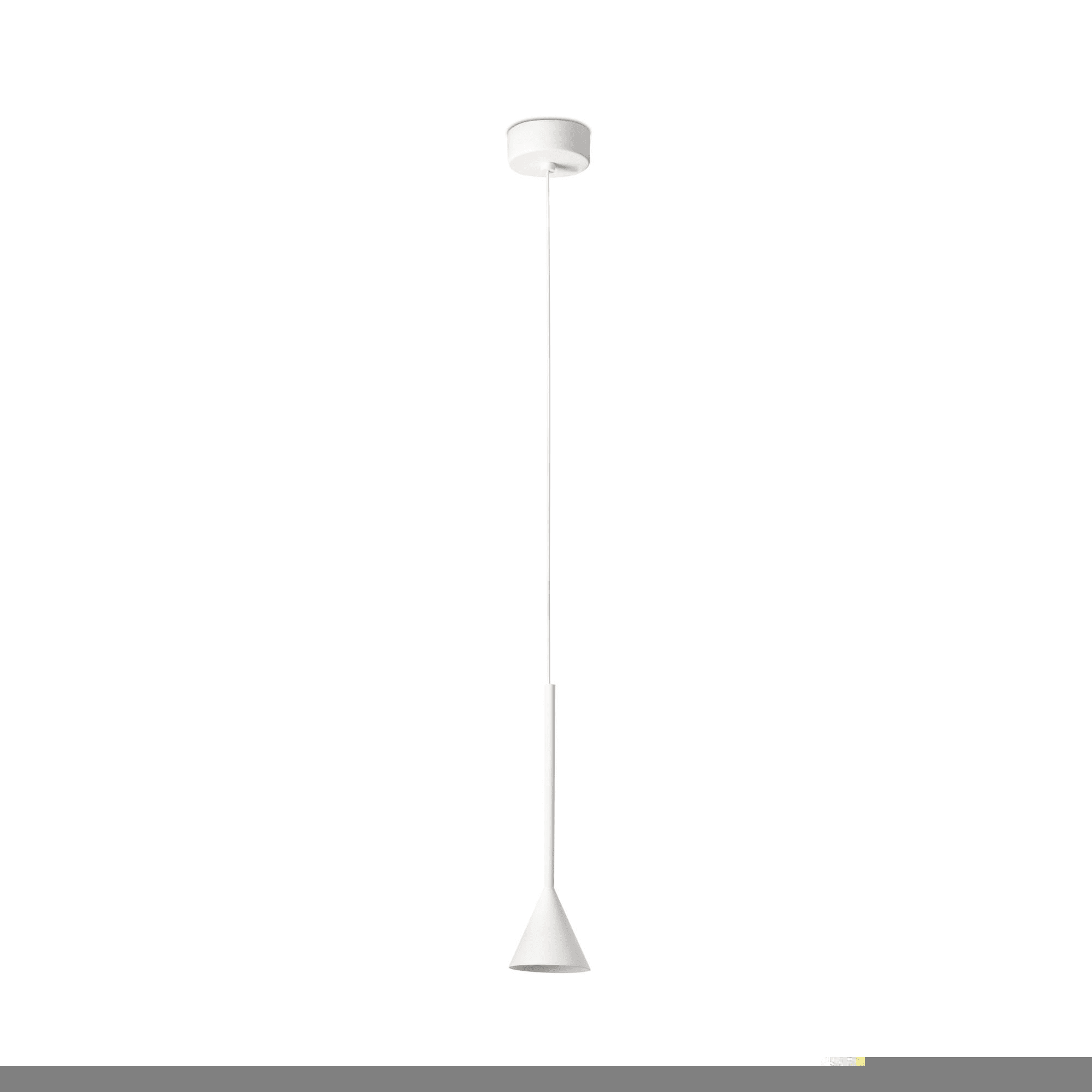Faro - ANNA, suspension blanche en cône pour un éclairage d'accentuation élégant.