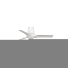 Faro - HEY TUB S : ventilateur de plafond LED blanc au design compact et moderne par Fa