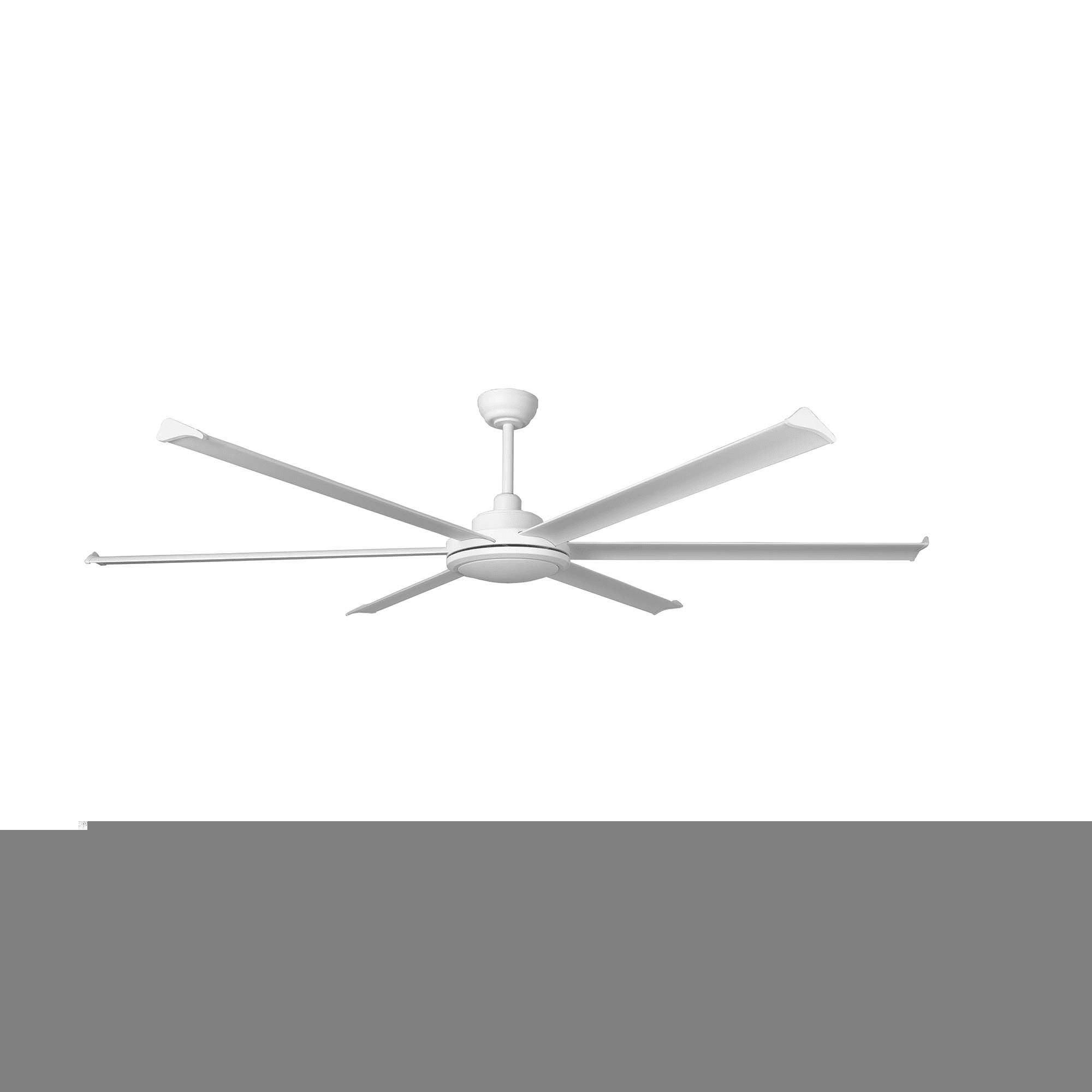 Faro - ROTTERDAM 20 XL, ventilateur de plafond blanc, idéal pour les grands espaces.