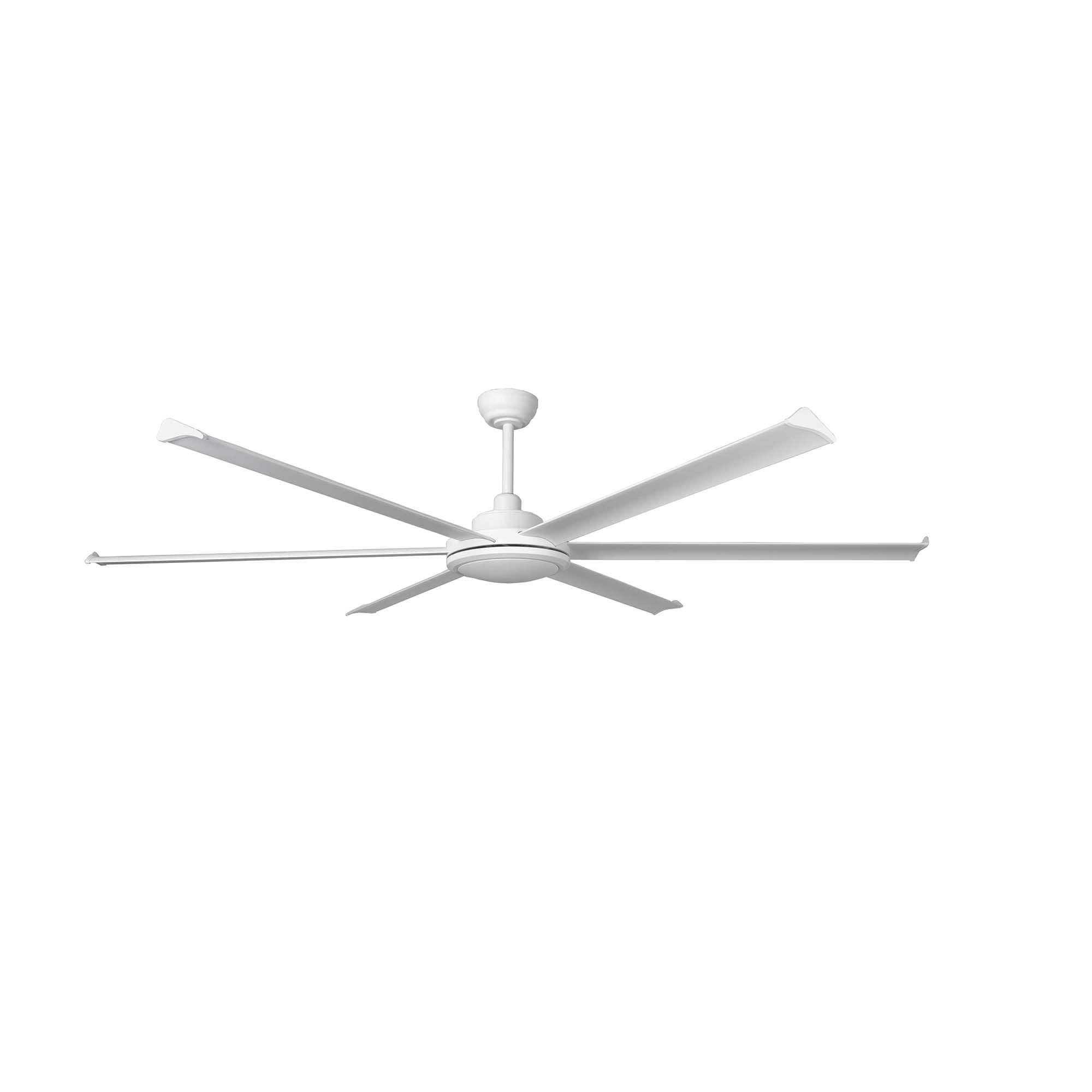Faro - ROTTERDAM 20 XL LED, ventilateur de plafond blanc, idéal pour les grands espaces