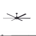 Faro - ROTTERDAM 20 XL, ventilateur de plafond noir, idéal pour les grands espaces.