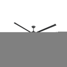 Faro - ROTTERDAM 30 XXL LED, ventilateur de plafond noir, idéal pour les grands espaces