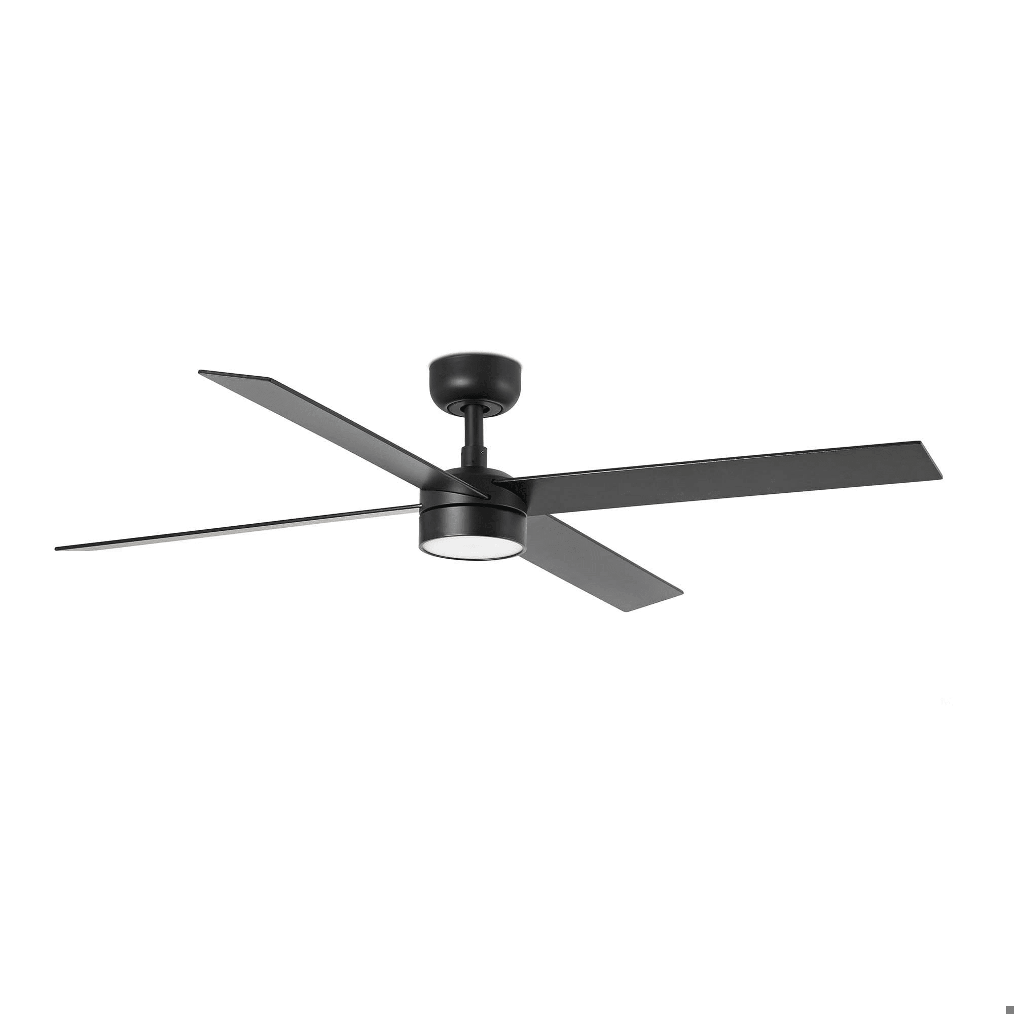 Faro - RUDDER L : ventilateur noir ultra-compact, pales réversibles, LED