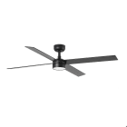 Faro - RUDDER L : ventilateur noir ultra-compact, pales réversibles, LED