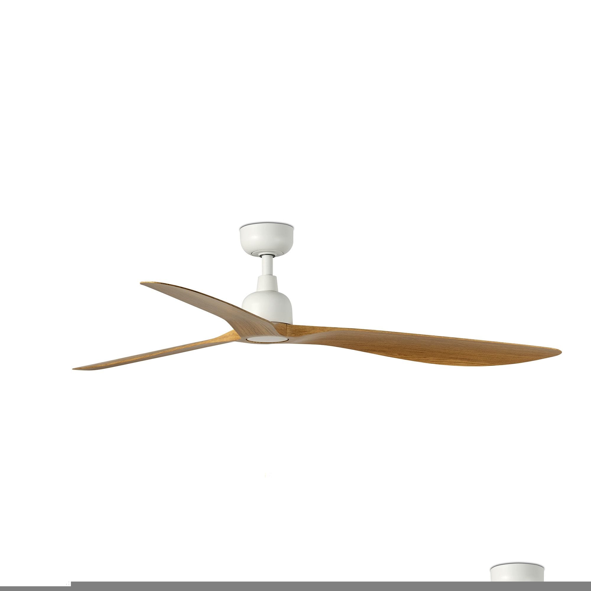 Faro - OUTWOOD L : ventilateur extérieur marron, IP44, conçu par Faro Lab.