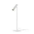 Faro - LEO, lampe à poser blanche moderne pour un éclairage d'accentuation élégant.