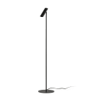 Faro - LEO, lampadaire noir moderne pour un éclairage d'accentuation élégant.