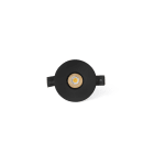 Faro - LOX, luminaire encastrable noir 2700K, design simple, idéal pour espaces commerc
