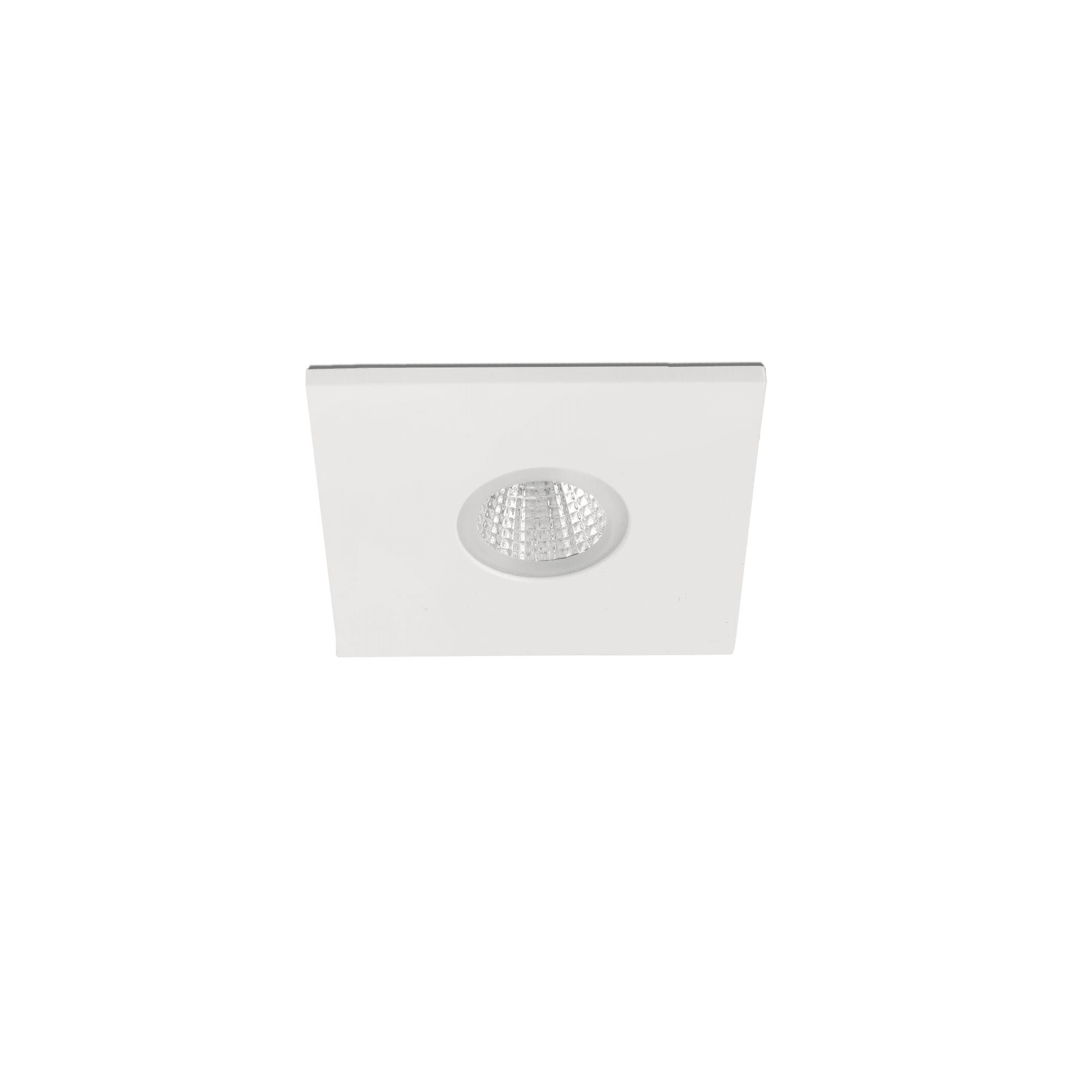 Faro - Luminaire encastré carré blanc en aluminium, parfait pour l'extérieur.