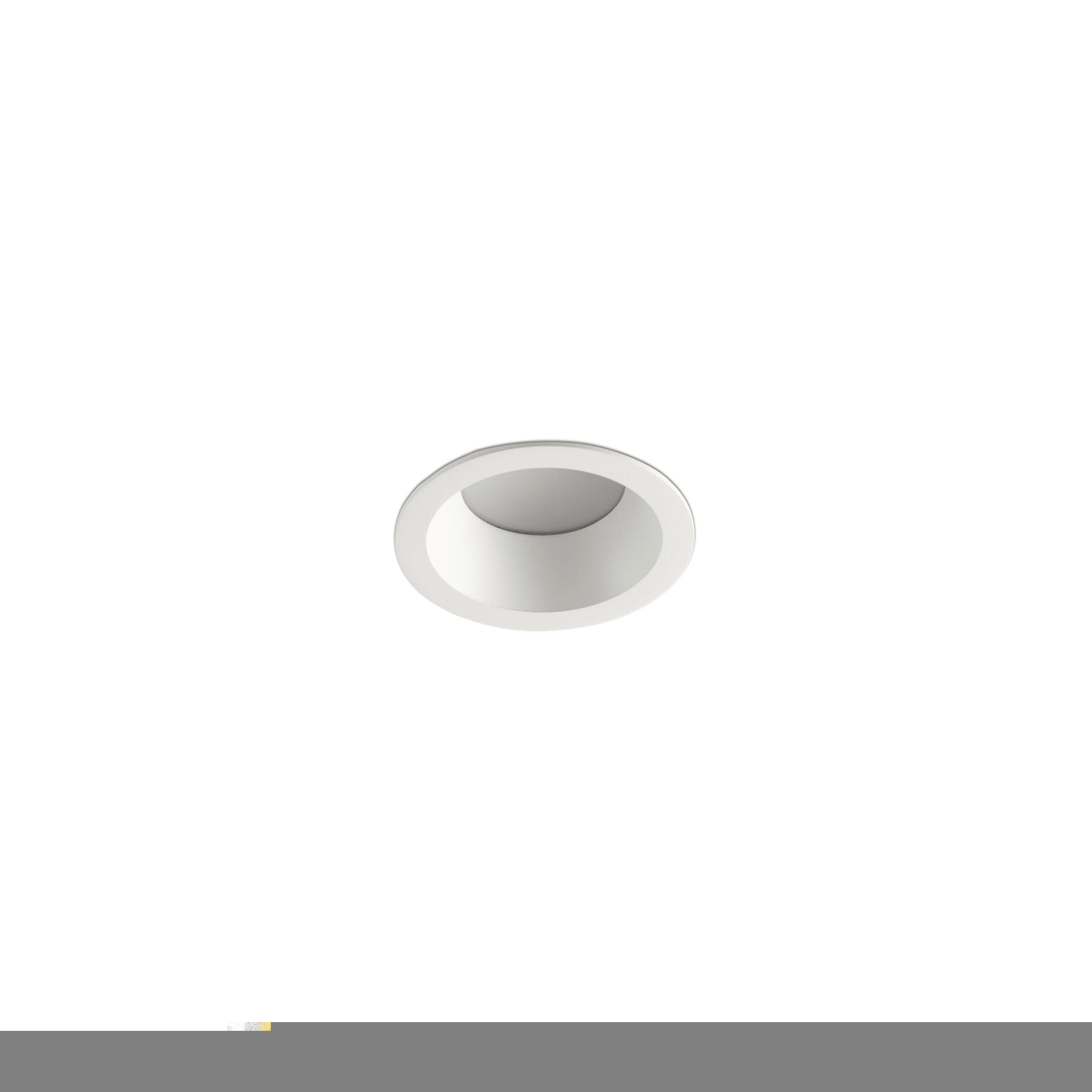 Faro - DOP, lampe encastrable blanche 8W, idéale pour l'extérieur avec éclairage 2700K.