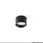 Faro - MIZU, plafonnier noir 8W au design minimaliste, s'adapte à tous les environnemen