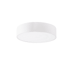 Faro - ARIS, plafonnier blanc 20W au design minimaliste, offre un éclairage chaleureux.