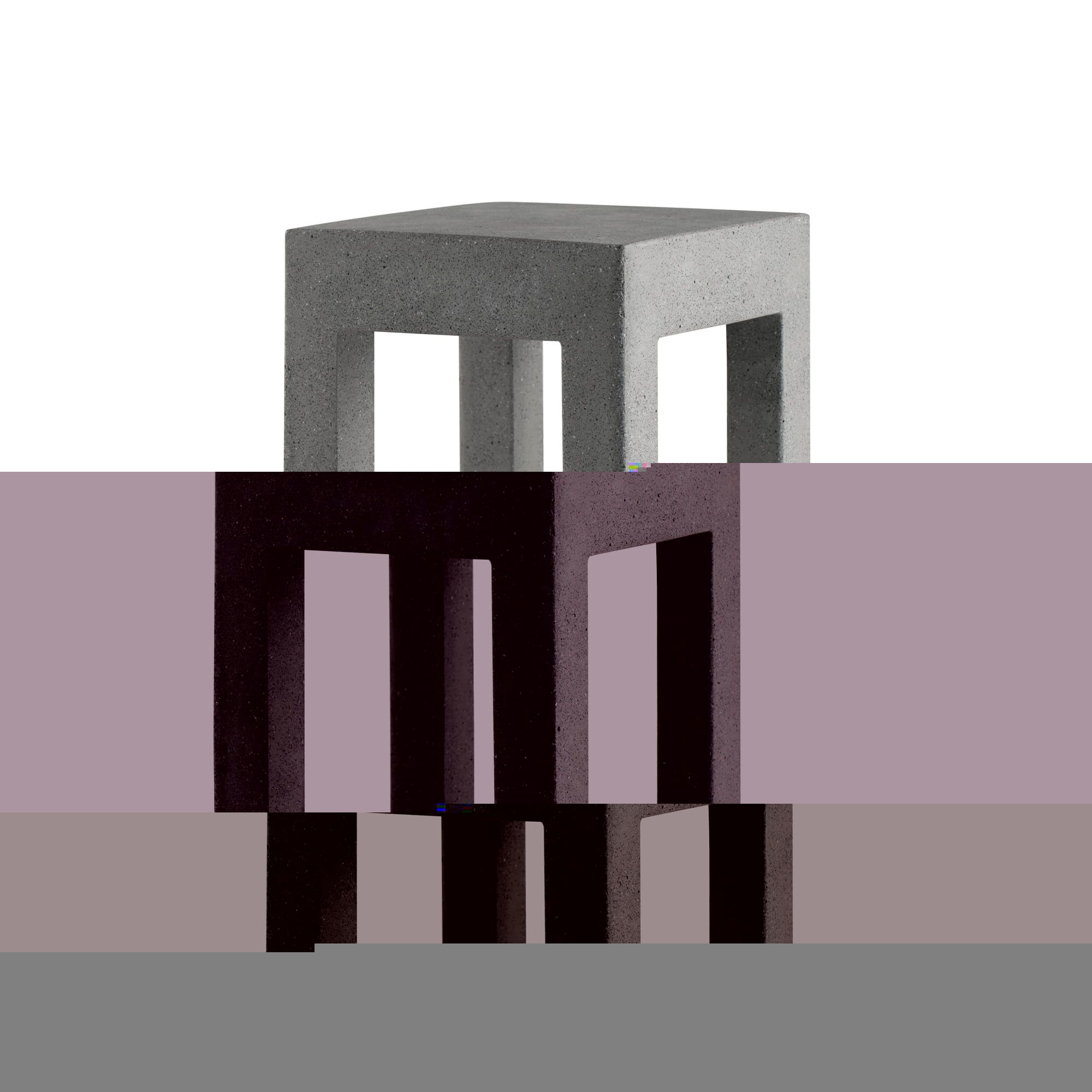 Faro - PILO, balise en ciment qui émet une lumière chaleureuse de 2700K pour l'extérieu