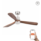 Faro - Ventilateur de plafond LANTAU L avec éclairage 15W et système Smart Tuya