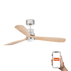 Faro - Ventilateur de plafond LANTAU L avec éclairage 15W et système Smart Tuya