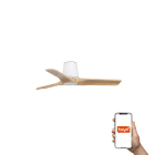 Faro - Ventilateur de plafond FSC avec 3 pales en bois clair, version sans tige