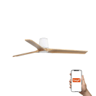 Faro - Ventilateur de plafond FSC avec 3 pales en bois clair, version sans tige