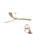 Faro - Ventilateur KAUAI XXL blanc, 3 lames, grand format, Smart Tuya intégré