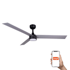 Faro - Ventilateur de plafond Smart CRUISER XL noir/aluminium avec éclairage LED dimmab
