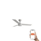 Faro - Ventilateur de plafond Smart CRUISER S blanc avec éclairage LED dimmable 18W