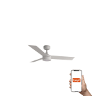 Faro - Ventilateur de plafond Smart CRUISER S blanc avec éclairage LED dimmable 18W