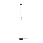 Faro - Staff lampadaire abat-jour noir Led 25W 2700K