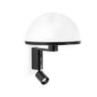 Faro - Dome Applique noir 1Xe27 Lecteur 3W 2700K