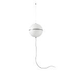 Faro - Dome M suspension noir avec interrupteur 1Xe27