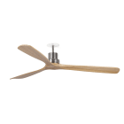 Faro - Lantau Dc L encastrable Ø1320 Niquel Mat 3 pâles Pin