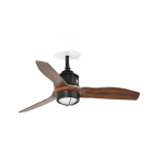 Faro - Just Ventilateur de plafond S encastrable Ø810 noir 3 pâles Nog 3000K