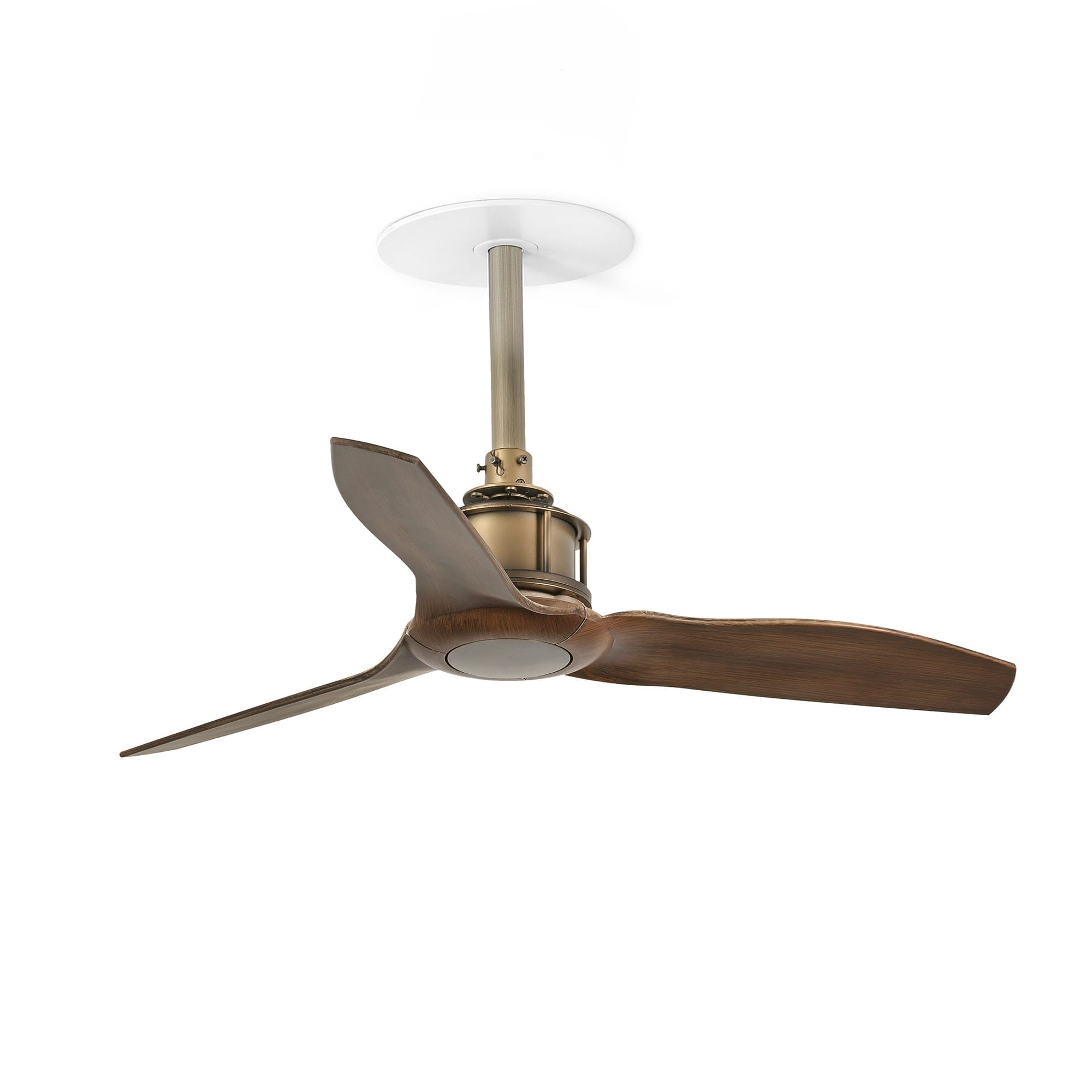 Faro - Just Ventilateur de plafond S encastrable Ø810 or Vie 3 pâles Nog