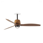 Faro - Weaver Ventilateur de plafond encastrable Ø1280 noir 3 pâles Nog 3000K