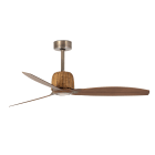Faro - Weaver Ventilateur de plafond Ø1280mm vieux or 3 pâles Nogal