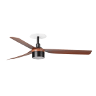 Faro - Punt Tek M encastrable Ø1300 noir 3 pâles Nogal 3000K