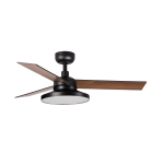 Faro - Rudder Tak S Ø1060 noir 3 pâlesne Nogal 3000K