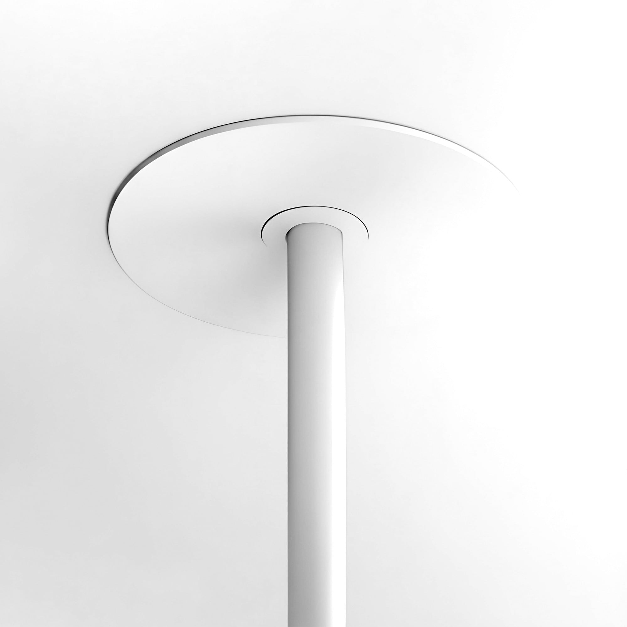 Faro - Système support fixation encastrable ventilateur de plafond blanc