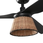 Faro - Sumba Ø235 kit lumière ventilateur de plafond Led Swt Rattan