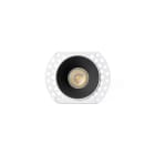 Faro - Flac encastrable noir trimless Gu10 Mr11 Ip20