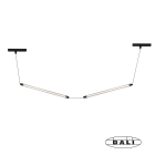 Faro - Lumina 600 2L suspension Neso Slim noir 24W 2200K Dali