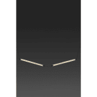 Faro - Lumina 600 2L suspensiong encas. S/M courbé noir Led 24W 2700K