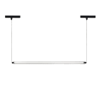 Faro - Lumina 1200 1L suspension Hor Neso Slim noir 24W 2200K