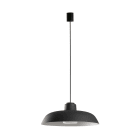Faro - Saga suspension collerette noir 1Xe27