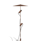 Faro - Clap piquet marron  1030 2X6W 3000K 38°Cplat L 24