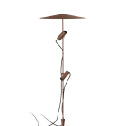 Faro - Clap piquet marron 1030 2X6W 3000K 38° C/Plat L